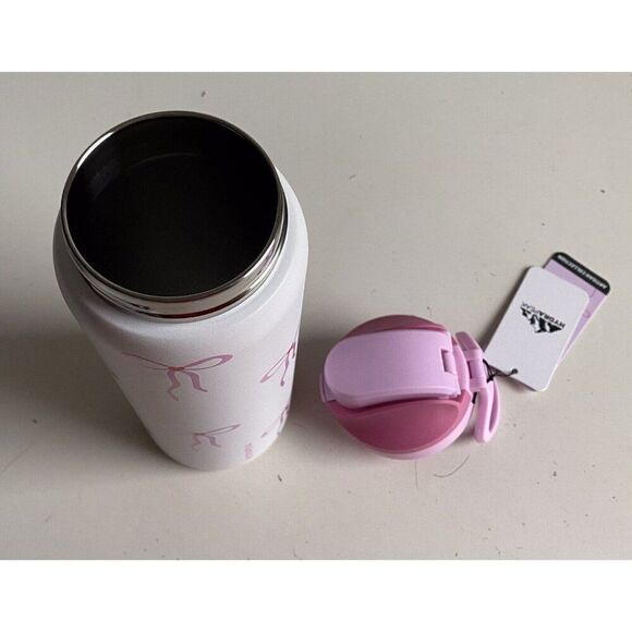 Hydrapeak Pink Bow Coquette Tumbler Water Bottle 32 Oz Leak Proof Limited NEW - Picture 10 of 11